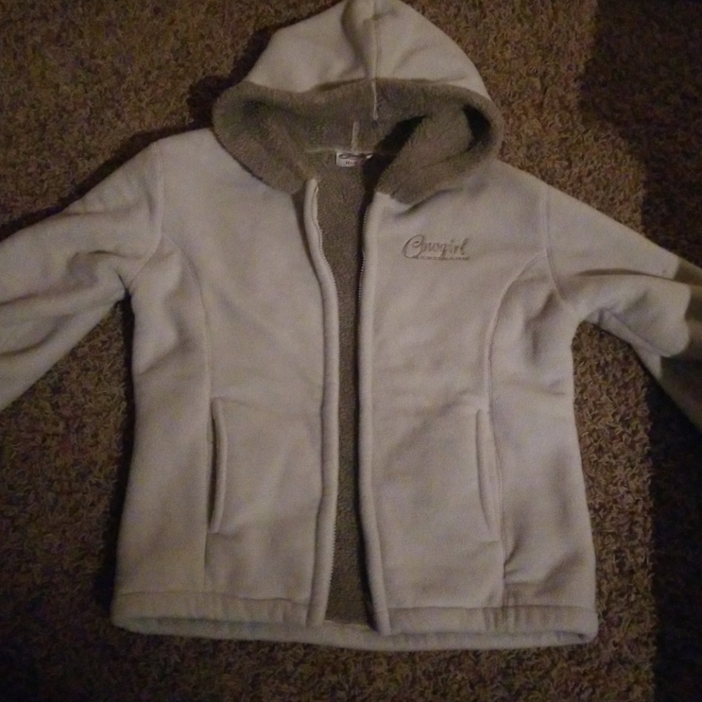 COWGIRL Hardware Full Zip Lined Fleece Hoodie